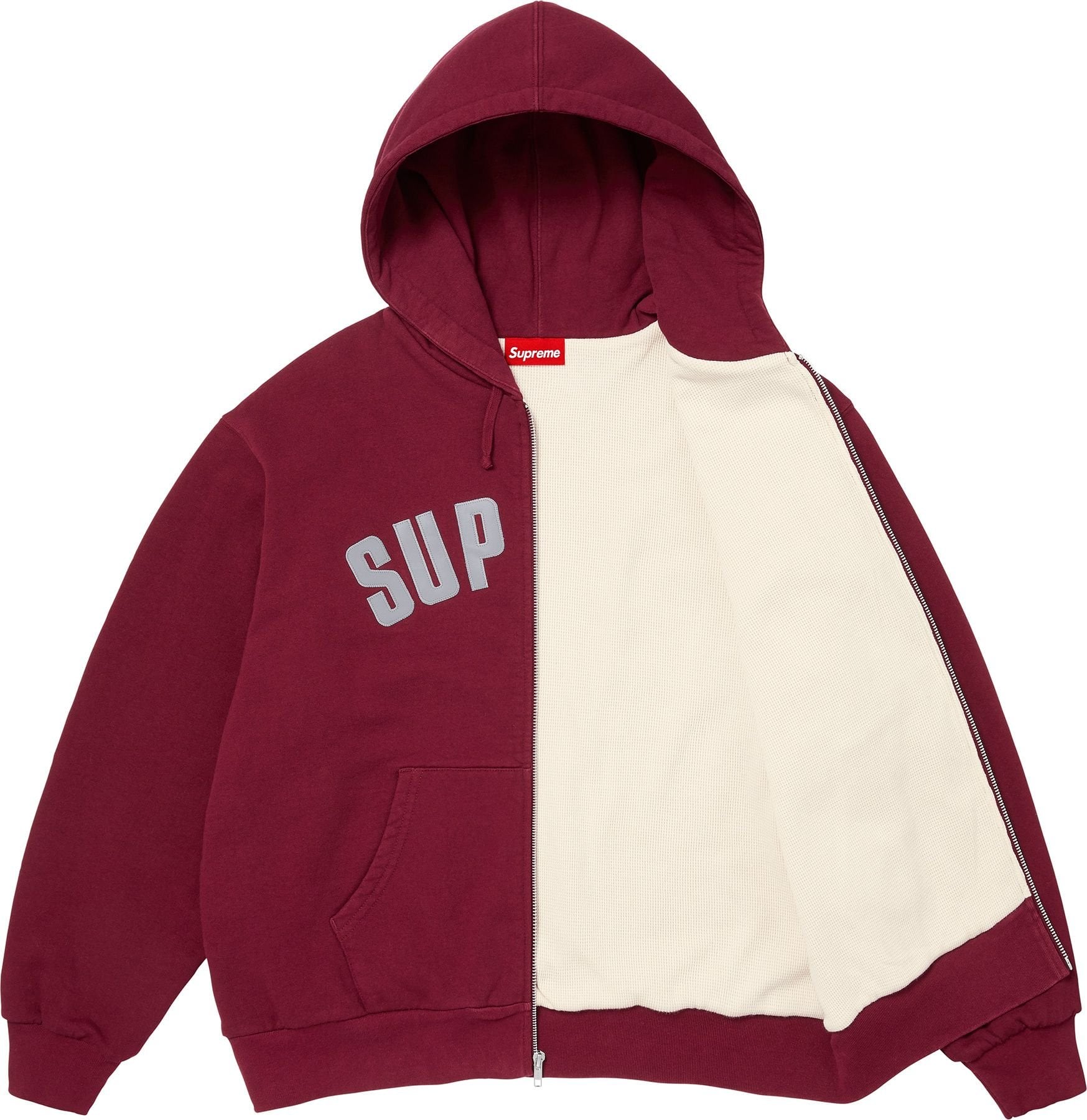 Arc Thermal Lined Zip Up Hooded Sweatshirt view 3
